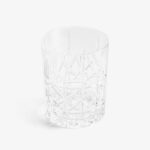 Textured Tumbler Glass - Embossed Rocks Glass